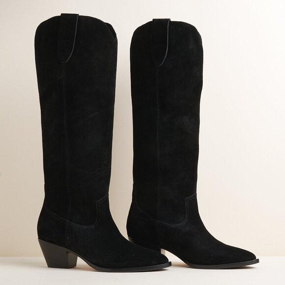 Charlotte Stone Agatha Knee High Boot in Black Size 9 - Picture 7 of 8